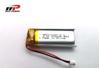 MSDS 3.7V 701435 πολυμερής επαναφορτιζόμενη μπαταρία λίθιου 300mAh