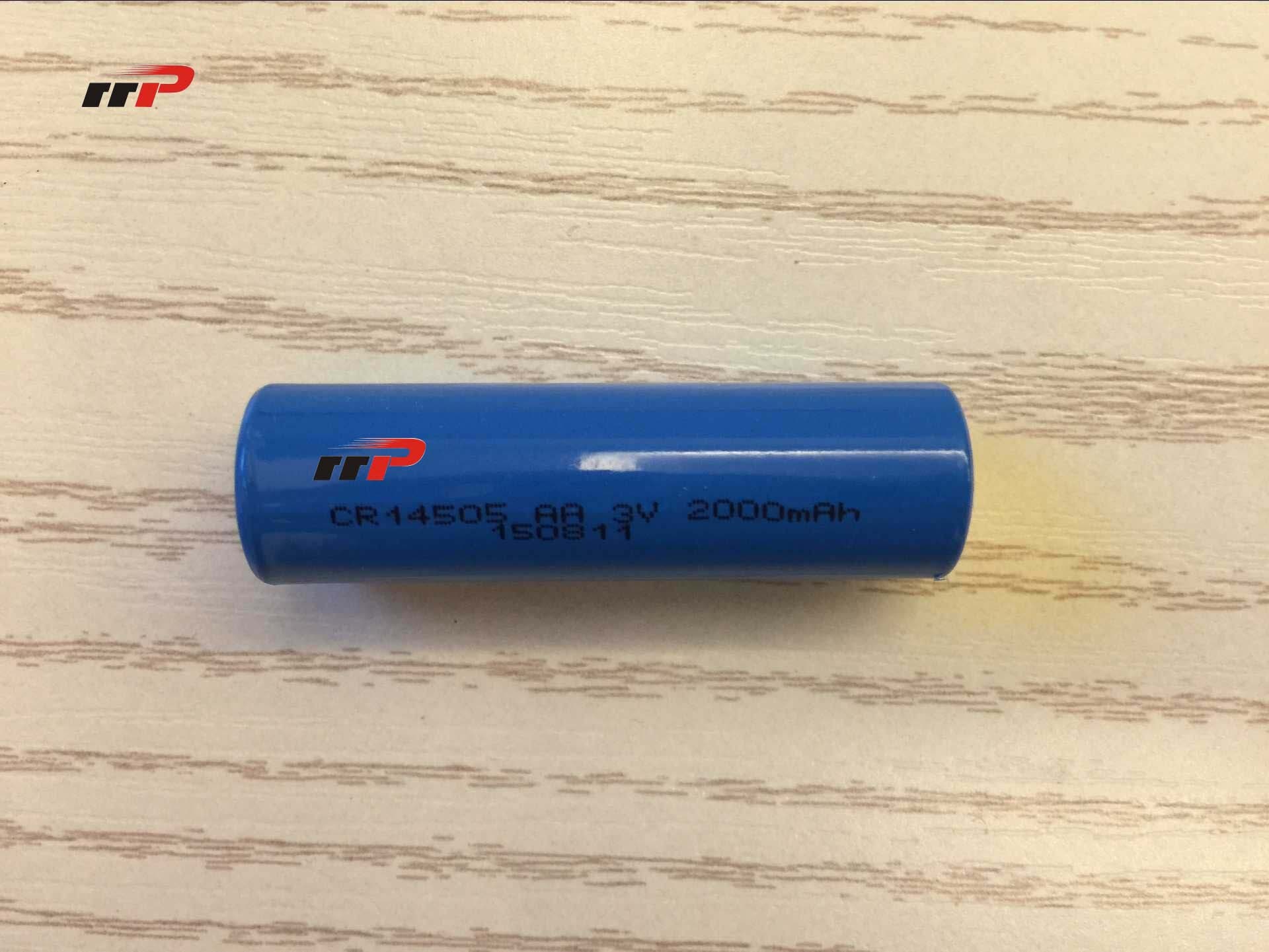 Αρχικό CE μπαταριών UL λίθιου μπαταριών 2000mAh CR14505 λι-Mno2 3.0V