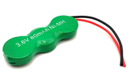 Προσαρμοσμένα 80mAh NiMH Button Cell 1.2V 2.4V 3.6V NIMH επαναφορτιζόμενες μπαταρίες