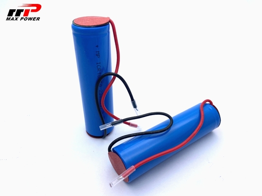 2300mAh 18650 3.7V Λιθιοϊονικές μπαταρίες επαναφορτιζόμενες Αντίσταση σε υψηλές θερμοκρασίες