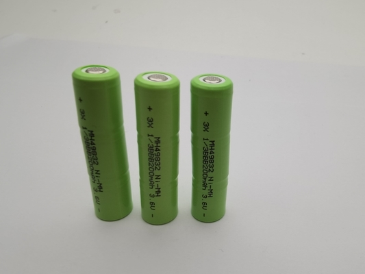 UL 3.6V 200mAh NIMH επαναφορτιζόμενες μπαταρίες 1/3BBB προσαρμοσμένο πακέτο μπαταριών NIMH έτοιμο για χρήση