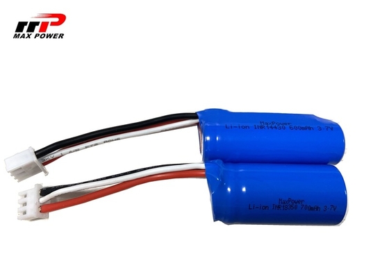 18350 3.7v 700mAh 10C Υψηλής ισχύος αποφόρτιση επαναφορτιζόμενη μπαταρία ιόντων λιθίου με UL KC CB PSE