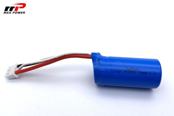 18350 3.7v 700mAh 10C Υψηλής ισχύος αποφόρτιση επαναφορτιζόμενη μπαταρία ιόντων λιθίου με UL KC CB PSE