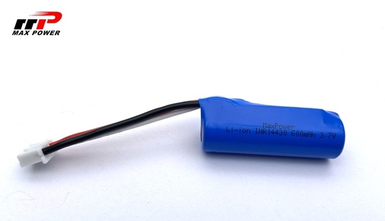 14430 3.7v 600mAh 10C Υψηλής ισχύος αποφόρτιση επαναφορτιζόμενη μπαταρία ιόντων λιθίου με UL KC CB PSE