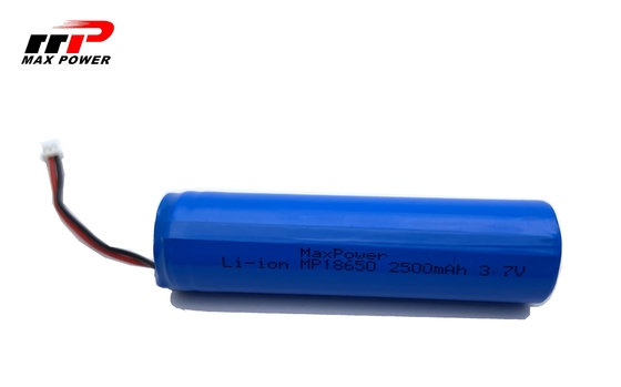 2500mAh 18650 3.7V Λιθιοϊονικές μπαταρίες επαναφορτιζόμενες Χρήση GPS
