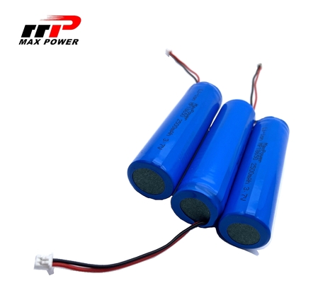 2500mAh 18650 3.7V Λιθιοϊονικές μπαταρίες επαναφορτιζόμενες Χρήση GPS