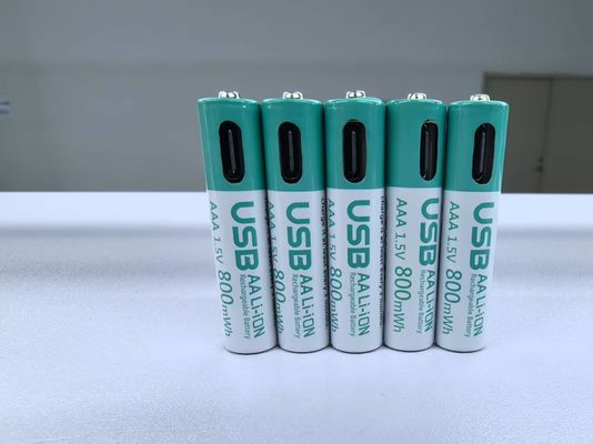 1.5V AAA 180mA 660mWh Λιθιοϊοντική επαναφορτιζόμενη μπαταρία