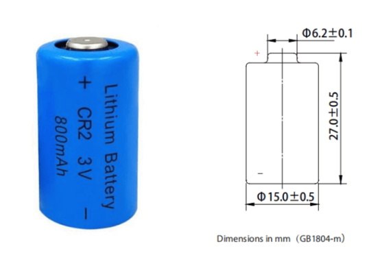 Μπαταρία Li MnO2 CR2 CR15270 Ανθεκτική CR2 3.0V 800mAh 3.0v 800mAh 900mAh μπαταρία λιθίου