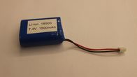 Φωτισμός 18500 οδηγήσεων ιονικό επανακαταλογηστέο CE μπαταριών UL λίθιου 1500mAh 7.4V