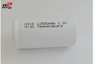 επαναφορτιζόμενες μπαταρίες 1.2V C2500mAh NiCd, σταύλος μπαταριών φωτισμού έκτακτης ανάγκης