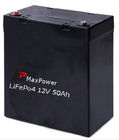 Ηλιακός εκκινητής UPS rv αυτοκινήτων αποθήκευσης ESS μπαταριών λίθιου LiFePo4 IP55 12V 50Ah