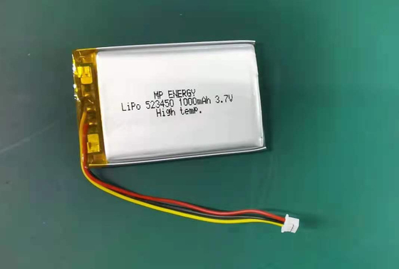 IEC62133 επανακαταλογηστέο ΠΣΤ 523450 3.7V 1000mAh πολυμερών μπαταριών λίθιου