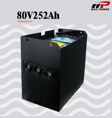 Forklift μπαταριών λίθιου LiFePO4 φωσφορικού άλατος 80V 252AH RS485 κιβώτιο