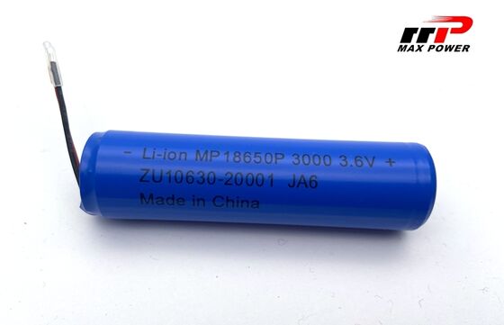 3000mAh 3.6V 18650 Μπαταρίες Ιόντων Λιθίου BIS IEC2133 CB