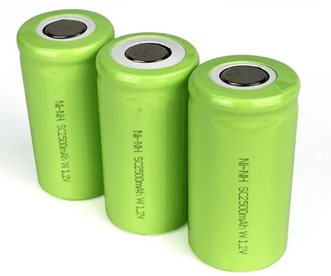 SC2500mAh 1.2V Ni-MH επαναφορτιζόμενη μπαταρία με 1000 κύκλους