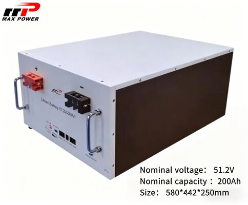 51.2V 200Ah LiFePO4 μπαταρία Τελική λύση αποθήκευσης ενέργειας