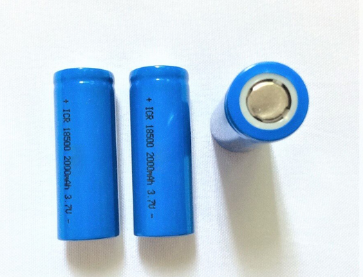 ΙΝΡ18500 Λιθιοϊονική μπαταρία 2000mAh Μεγάλη χωρητικότητα 3.7V επαναφορτιζόμενη μπαταρία ιόντων λιθίου