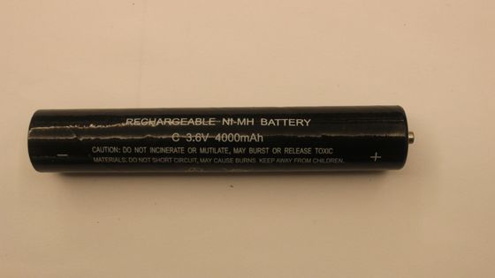 Επαναφορτιζόμενη μπαταρία φακών NiMH 3.6V C4000mAh για το φανάρι στρατοπέδευσης