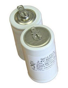 2.4V υψηλή ικανότητα μπαταριών D4000mAh UL φωτισμού έκτακτης ανάγκης Νι-Cd