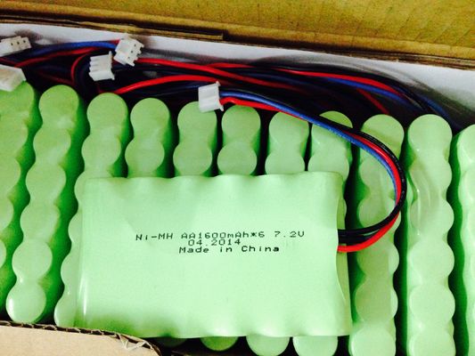 επαναφορτιζόμενες μπαταρίες 1600mAh 7.2V AA NIMH, cOem μπαταριών λίθιου καμερών