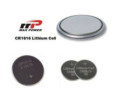 Μη τοξική μπαταρία LiMnO2 50mAh λίθιου CR1616 3.0V αρχική για τις κάρτες μουσικής