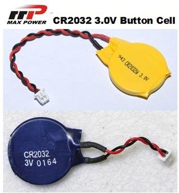 Αρχική μπαταρία 210mAh, κύτταρο λίθιου CR2032 3V κουμπιών υψηλής τάσης