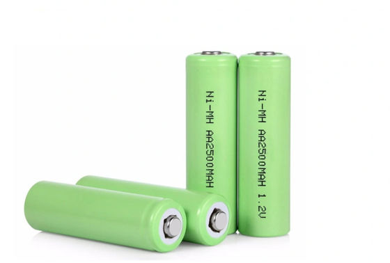 Μόνη μπαταρία Nimh απαλλαγής AA2500 2500mAh 1.2V επαναφορτιζόμενη