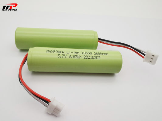 πακέτο 3400mAh μπαταριών λίθιου 2600mAh 10K NTC ICR18650